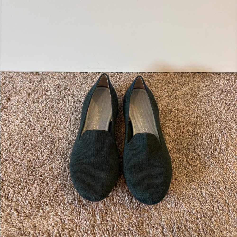 Rothy's Deep Green Merino Wool Loafer